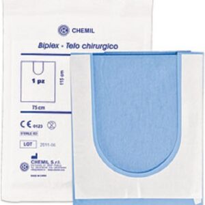 TELO BIPLEX BIACCOPPIATO CON SCOLLO A "U" 75X115 cm