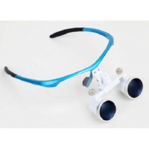 OCCHIALI BINOCULARI INGRANDENTI 2.5 X COLORE BLU-NERO-SILVER