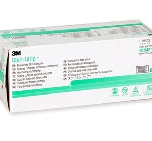 STERI STRIP R - nastro per sutura cutanea Steri strip mm. 6 x 38 ( verde ) - 50 bustine da 6 strisce -